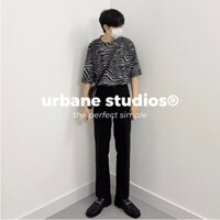 [Mã giảm 5% tối đa 15k cho Follower mới] Áo tee hoạ tiết ngựa vằn phong cách Hàn Quốc (Urbane Studios)