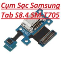 Mã Giảm ELFLASH2 20K Đơn 50K 🌟 Hàng Chính Hãng 🌟 Cụm Chân Sạc Samsung Tab S 8.4  SM-T705 Zin New