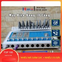 [Mã Giảm Giá] Máy 10 Cổng Điện Xung Vật Lý Trị Liệu Trung Tần Bảng Điều Khiển Tiếng Việt