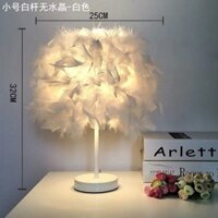 [Mã Giảm Giá SFP-184464366354432] ĐÈN NGỦ LÔNG VŨ - ĐÈN NGỦ ĐỂN BÀN NÓN LÔNG VŨ CỰC ĐẸP - SANG CHẢNH - CHÍNH HÃNG kèm