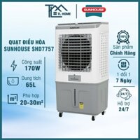 (Mã Giảm thêm 400k) Quạt điều hòa, quạt hơi nước 60L Sunhouse SHD7757 trưng bày 99%