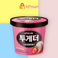 [Mã GROSALE2703 giảm 8% đơn 250K] Kem hộp dâu sữa Hàn Quốc Binggrae Together Strawberry Milk Pint 710ML