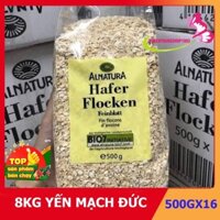 [Mã GROSALE2703 giảm 8% đơn 250K] 8kg yến mạch hafer cán dẹt vỡ nguyên chất_ video thật