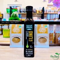 [Mã GROSALE2703 giảm 8% đơn 250K] Dầu hạt lanh ép lạnh hữu cơ Naturgreen 250ml
