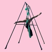 Mã hàng KT1.1521YG – khung xếp Khánh Trình để tập Yoga bay (aerial yoga) hoặc tập xà đơn