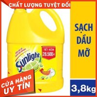 [Mã HC1105 - 10% đơn 150K] Nước rửa bát sunlight hương chanh 3.8kg