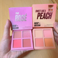 Má Hồng 4 Ô Revolution Makeup Obsession Blush Palette 4x1.1g [Chính Hãng]