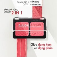 Má Hồng CATRICE 2 Ô Dạng Phấn Và Kem Blush Affair Cream & Powder Palette 6g