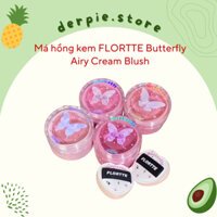 Má Hồng Dạng Kem FLORTTE Butterfly Airy Cream Blush 6g