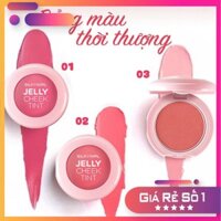 Má Hồng Dạng Thạch Silkygirl Jelly Cheek Tint-[Cocolux]