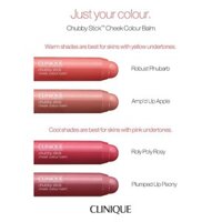 Má hồng dạng thỏi Clinique  CHUBBY STICK CHEEK COLOUR BALM [màu plumped up peony] 3,6g