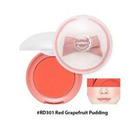 Má Hồng Etude House Lovely Cookie Blusher 7g #RD301 Red Grapefruit Pudding
