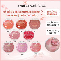 Má hồng kem Canmake Cream Cheek Nhật Bản LYNH JAPAN