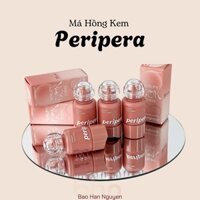 Má Hồng Kem PERIPERA Sirupy Tok Cheek siêu xinh yêu 9Gr Màu 01 Light Peach Cam Đào