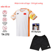 (Mã HOT 2024) Áo Cầu Lông ,Áo Bóng Chuyền, Bóng Bàn - Quần Áo Thể Thao Cầu Lông Nam Nữ  Rẻ Đẹp , Sport TA272