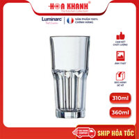 [Mã INBAU404 giảm 40K đơn 249K] Ly uống nước thủy tinh cao Luminarc Granity 310ml & 360ml - bộ 6 ly - G3654 & G3655