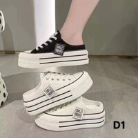 MÃ K02 giày sục thể thao nữ smile đế cao êm chân hàng qc fullbox