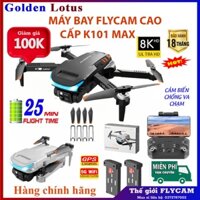 [Mã K101 Giảm 100K] Thiết bị bay không người lái mới 2022 Flycam Drone K101 Max Full chức năng kèm quà tặng hấp dẫn