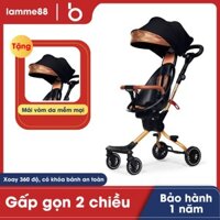 [Mã KJM0U0IOH giảm 5% đơn 500K]  HÀNG MỚI  Xe đẩy gấp gọn 2 chiều có mái che Baobaohao V5B