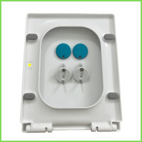 Mã LA.12 Nắp bồn cầu liền khối hình vuông phù hợp cho V42, V43 và bồn cầu liền khối hình vuông bo
