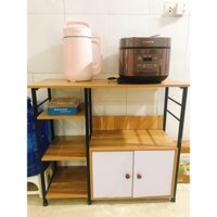 ☌◈❖[Mã LIFEBKA5 giảm 10% tối đa 1 Triệu đơn 500k] [Miễn Phí Vận Chuyển] Kệ Lò Vi Sóng Tủ Bếp Nhiều Ngăn Tầng Lắp Ghé