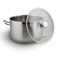 [MÃ LIFEMC2510B giảm 80K]Nồi Fivestar Standard inox 430 nắp kính (30cm) , 3 đáy dùng được bếp từ , hồng ngoại , gas