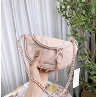 [Mã LUAVE giảm 10%] TÚI XÁCH NỮ CNK DÁNG BAO TỬ ĐEO CHÉO BỤNG SIZE MINI CÁ TÍNH MÀU HỒNG PASTEL