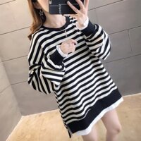 [Mã MINHP22 giảm 25k đơn 350k] (Hàng Quảng Châu ) Áo sọc kẻ loại giả 2 lớp