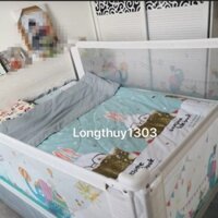 [Mã MKBCFAIR1 hoàn 8% xu đơn 400K] Thanh chắn giường baby number A 1.5m/1.6m/1.8m/2m