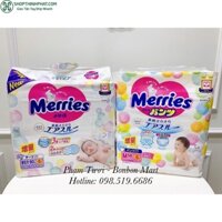 [Mã MKBCFAIR1 hoàn 8% xu đơn 400K] Bỉm Dán/ Quần merries Nội Địa thêm miếng S88/M68/L58/L50/XL44