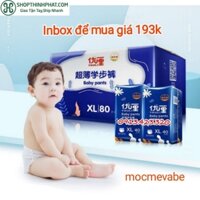 [Mã MKBCFAIR1 hoàn 8% xu đơn 400K] Tã Bỉm YOULI XANH quần/ dán nội địa trung đủ size S108, M92, L84, XL76, XXL72, XXXL68