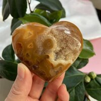 Mã não Brazil geode trái tim Mã não hình trái tim Mã não Brazil Những mảnh được chọn trong kho