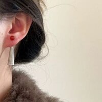 Mã Não Trước Và Sau Bông Tai Hình Quạt Dài Nữ Bông Tai Thời Trang Độc Đáo