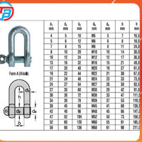 Ma ní U INOX 304 [ Phi 18mm ] - Cáp Thép Thái Bình Vina
