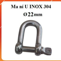 Ma ní U INOX 304 [ Phi 22mm ]