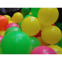 Mã NPPBO20K giảm 20k]100 Quả Bóng nhựa cho bé chơi nhà banh loại to phi 8cm