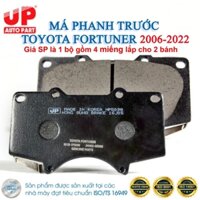 Má phanh, Bố thắng đĩa trước ô tô TOYOTA FORTUNER 2005 đến 2022, HILUX 2015-2018, LEXUS LX570 2007-2011  - UP PARTS OEM