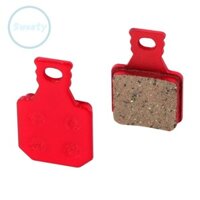 Má phanh Nút chặn gốm MT7 SH901 Công cụ đính kèm xe đạp Màu đỏ 2 cặp