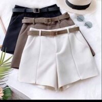 Mã quần short nữ 2 lớp cao cấp tặng kèm thắt lưng