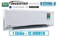 Mã sản phẩm: Điều hòa Panasonic 12.000BTU 1 chiều inverter U12VKH-8