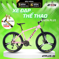 [MÃ SHOP 250K] [4TPLUS-01] Xe đạp thể thao 4TEEN PLUS 26 inch Khung Nhôm, xe đạp địa hình giã ngoại phiên mới nhất 2024