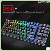 [Mã SKAMCLU9 giảm 10% đơn 100K] BÀN PHÍM CƠ ZERO METOO Z56 LED RAINBOW (TKL CÓ NUMBLOCK)