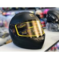 [Mã SKAMLSC5720 giảm 10% đơn 100K] Mũ bảo hiểm Fullface Royal M136 đen nhám-bảo hành 12 tháng