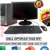 [Mã SKAMLTS0811 giảm 15K đơn 0Đ] TRỌN BỘ PC Máy Tính Đồng Bộ Dell Optiplex 7020 SFF GIÁ RẺ