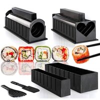 [Mã SKAMLTS1910 giảm 15K đơn 0Đ] Bộ Dụng Cụ Làm Sushi 10 Món Chế Biến Món Sushi, Cơm Cuộn, Kim Bắp, Trứng Cuộn