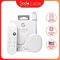 [Mã SKAMLTS2410 giảm 15K đơn 0Đ] Google Chromecast With Google TV 4K HDR Hỗ Trợ Truyền Tải Nội Dung Trên Mọi Phương Diện