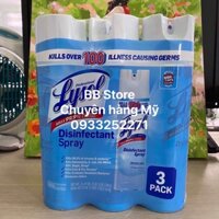 [Mã SKAMLTSM9 giảm 10% đơn 99K] Xịt kháng khuẩn Lysol hàng Mỹ chính hãng