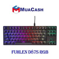 [Mã SKAMSALE0123 giảm 10% đơn 200k] Bàn phím cơ chơi game tốt nhất Fuhlen D87S RGB (M87s v2) đen