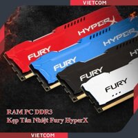 [Mã SKAMSALE0123 giảm 10% đơn 200k] RAM PC DDR3 8Gb, 4Gb Bus 1600Mhz, Bus 1333Mhz - Kẹp Tản Nhiệt Fury HyperX