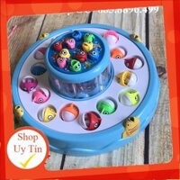 [Mã SPE18537 hoàn 10K xu đơn từ 50K]ĐỒ CHƠI CÂU CÁ 2 TẦNG CÓ NHẠC CÓ ĐIỆN